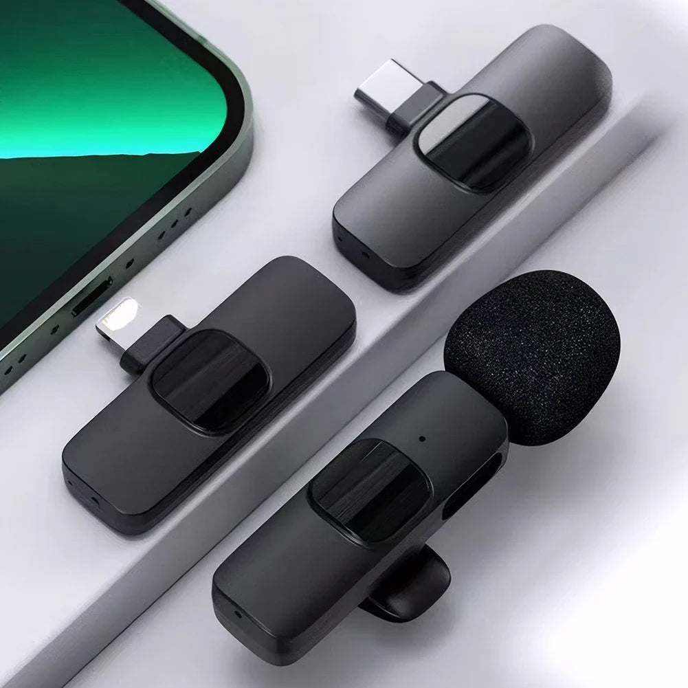 AestheticTech Dual Wireless Lavalier Mic (Type-C) – Noise Canceling