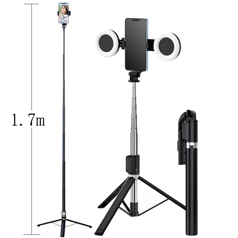 Ultimate Selfie Tripod Stand with LED lights